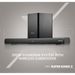 VOLKANOX SUPERSONIC 2 SERIES 2.1 200W SOUNDBAR SYSTEM WITH W VOLK