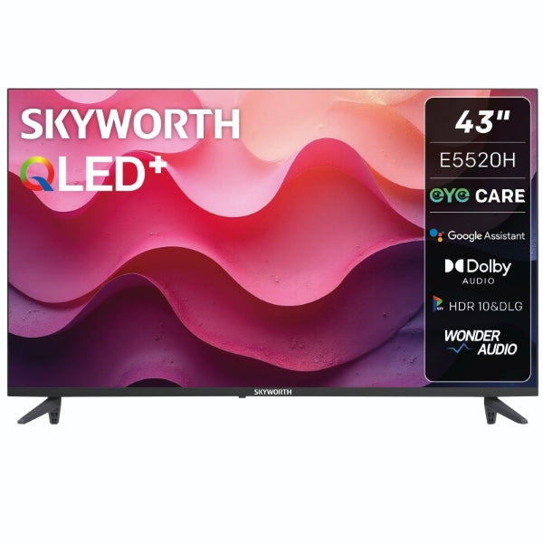 SKYWORTH 43" E5520H 2K QLED GOOGLE SMART TV SKYW