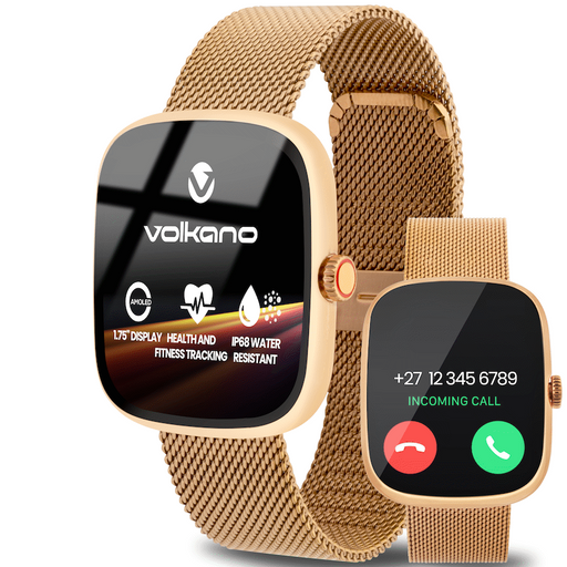 VOLKANO AYLA COLLECTION SMARTWATCH WITH MILANESE STRAP VOLK