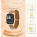 VOLKANO AYLA COLLECTION SMARTWATCH WITH MILANESE STRAP VOLK