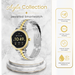 VOLKANO AYLA COLLECTION JEWELLED SMARTWATCH WITH 2 COLOUR ME VOLK