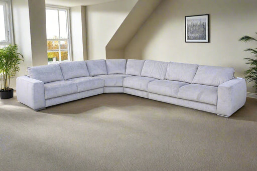 4 Pice Corner Lounge suite in gray fabric