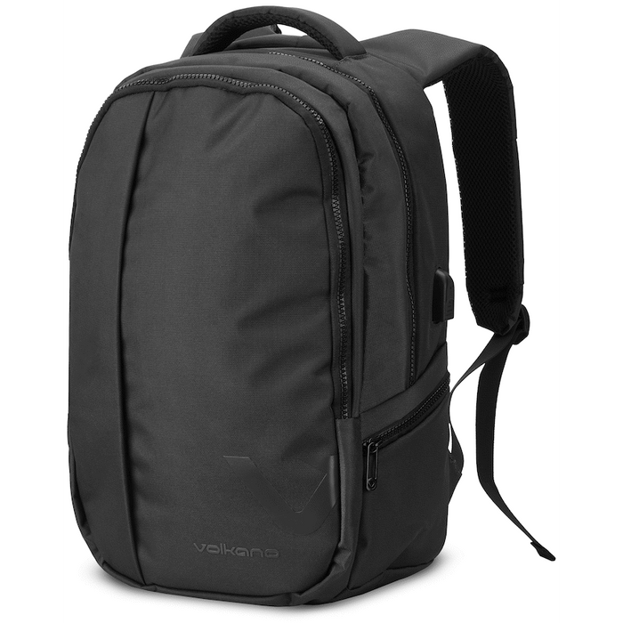 VOLKANO MIDTOWN 15.6" LAPTOP BACKPACK - BLACK VOLK