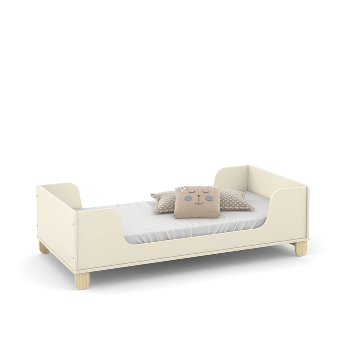 ZUPY MINI BED 1500X700 OFF WHITE/NATURAL MATI