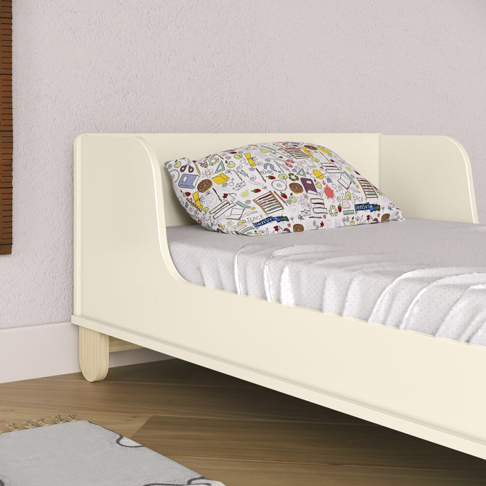 ZUPY MINI BED 1500X700 OFF WHITE/NATURAL MATI