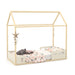 LIV KIDS BED W/WOOD STRUCTURE 1900X900 OFF WHITE/FREIJO MATI