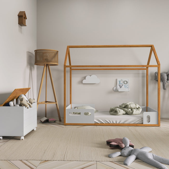 LIV MINI BED FOR MATT 1500X700 WHITE/FREIJO MATI