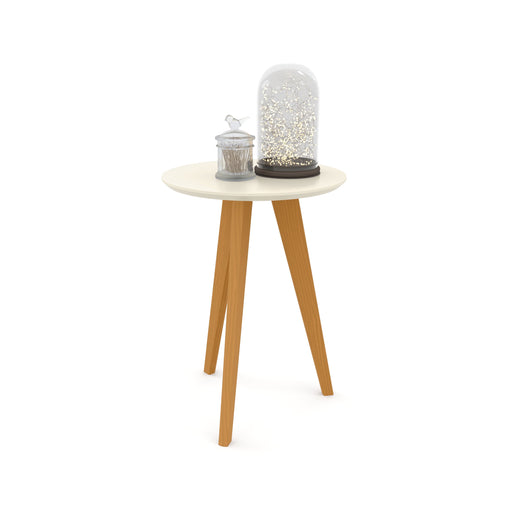 LIV SIDE TABLE OFF WHITE/ECO WOOD MATI