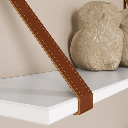 MATIC GOLD SET OF 2 SHELVES WHITE MATI