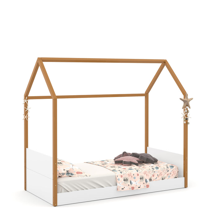 LIV KIDS BED FOR MATT 1900X900 WHITE/FREIJO MATI