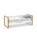 TUTTO SINGLE BED FOR MATT 1900X900 WHITE/FREIJO MATI