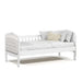 PROVENCE NANNY BED W/TUFTED HEADBOARD WHITE MATI