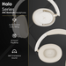 VOLKANOX HALO ANC BLUETOOTH HEADPHONE - NUDE VOLK