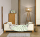 ZUPY MINI BED 1500X700 OFF WHITE/FREIJO/ECO WOOD MATI