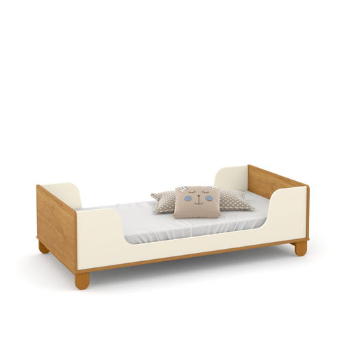 ZUPY MINI BED 1500X700 OFF WHITE/FREIJO/ECO WOOD MATI