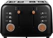BODEN STARK ANSON COLLECTION 4-SLICE STAINLESS STEEL TOASTER