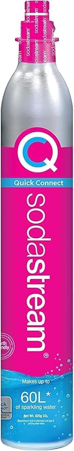 SODASTREAM 60L SPARE CYLINDER QUICK CONNECT SYSTEM - PINK SODA