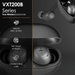 VOLKANOX VXT200B TRUE WIRELESS EARPHONES WITH HYBRID ACTIVE VOLK