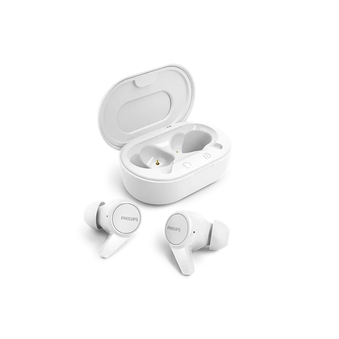 PHILIPS TRUE WIRELESS IN-EAR EARBUDS WHITE PHIL
