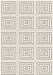 SHUFFLE RUG 160X230 - SYMETRICAL SQUARE DESIGN WHT RUGS ORIGINAL