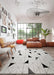SHUFFLE RUG 160X230 - MODERN TRIANGULAR DESIGN BLK RUGS ORIGINAL