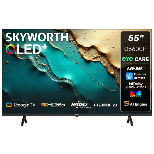 SKYWORTH 55'' QLED GOOGLE TV FURNTECH
