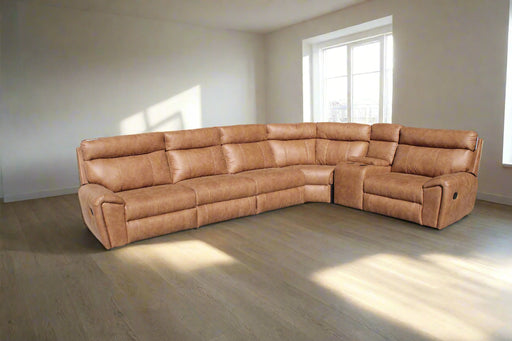 5PCE HUNTER CNR L/S 2ACT - TAURUS GINGER EARTHLINE FURNITURE