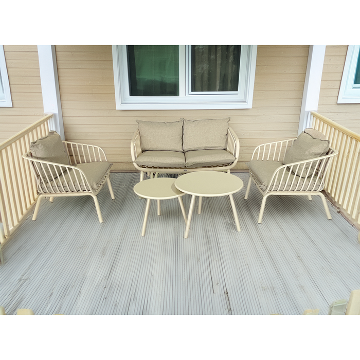 5PCE FORMAN LOVE OUTDOOR LOUNGE SUITE FORM