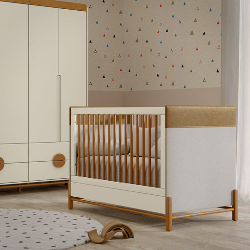 TESS CRIB OFF WHITE/ECO WOOD MATI