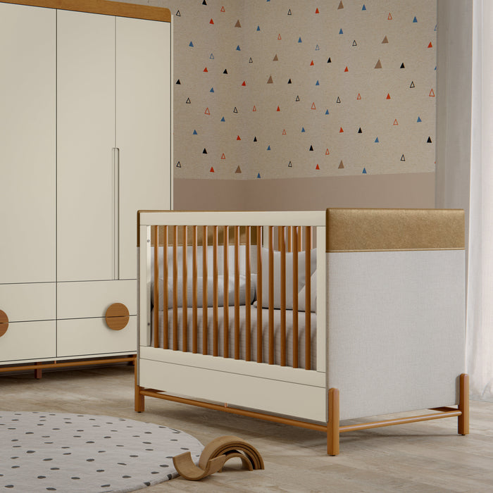 TESS CRIB OFF WHITE/ECO WOOD MATI