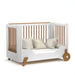 FUN CRIB WITH CASTERS WHITE/ECO WOOD (FOR MATT 1300X700MM) MATI