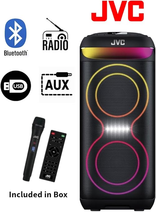 JVC XS-N4213PB PORTABLE BLUETOOTH PARTY SPEAKER BARK