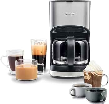 Kenwood coffee maker with warming plate and filter basket