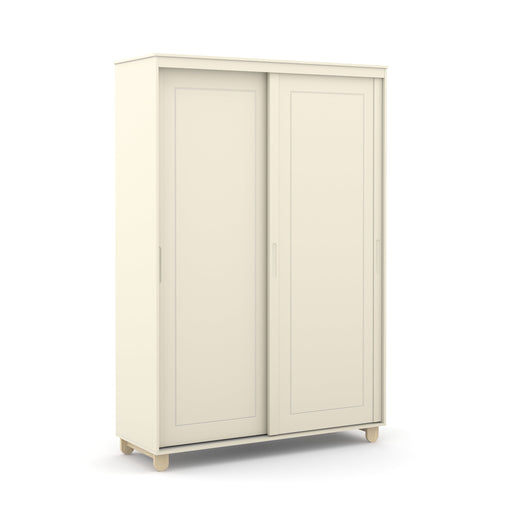 ZUPY 2 DOOR SLIDING WARDROBE (INSIDE 3 DRAWERS) OFF WHITE/NA MATI