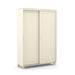 ZUPY 2 DOOR SLIDING WARDROBE (INSIDE 3 DRAWERS) OFF WHITE/NA MATI