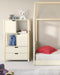 LIV KIDS CABINET WITH TWO DRAWERS OFF WHITE/NATURAL MATI
