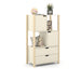 LIV KIDS CABINET WITH TWO DRAWERS OFF WHITE/NATURAL MATI