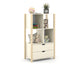 LIV KIDS CABINET WITH TWO DRAWERS OFF WHITE/NATURAL MATI