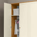 ZUPY 3 DOOR WARDROBE, 2 DRAWERS OFF WHITE/FREIJO/ECO WOOD MATI
