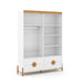 TESS 4 DOOR, 4 DRAWER  WARDROBE WHITE/FREIJO/ECO WOOD MATI