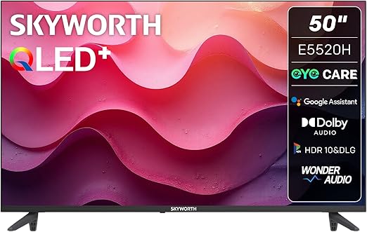 SKYWORTH 50'' 2K QLED GOOGLE TV SKYW