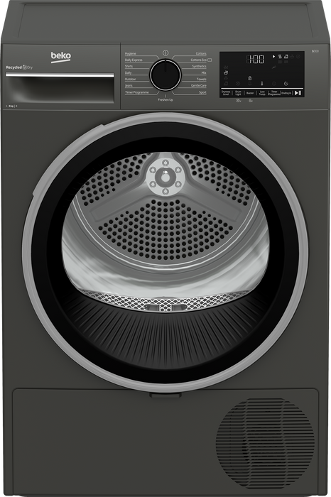 BEKO 9KG CONDENSER DRYER TWILIGHT GREY BEKO