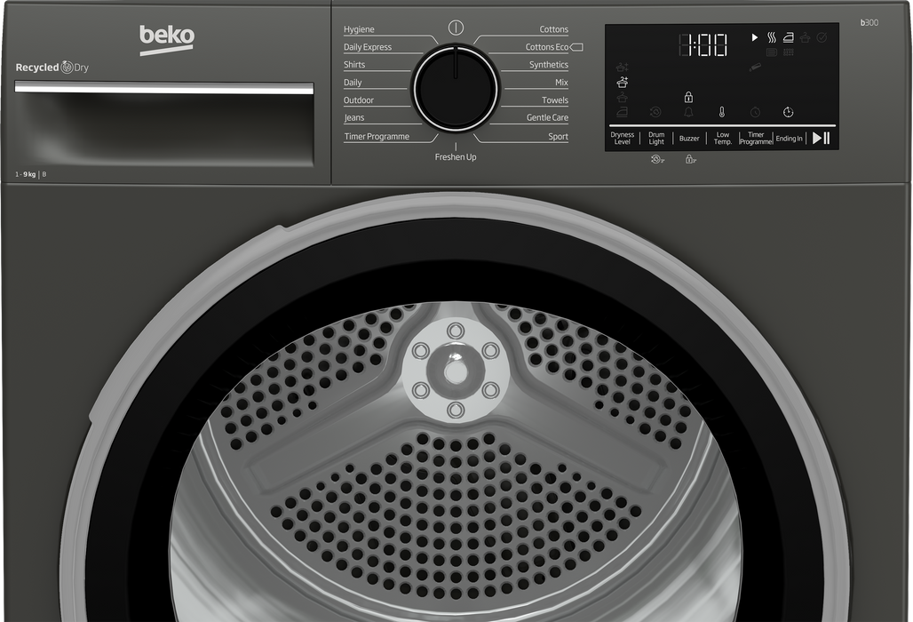 BEKO 9KG CONDENSER DRYER TWILIGHT GREY BEKO