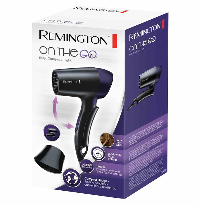 REMINGTON TRAVEL HAIR DRYER 1400W VISION SALES & MARKETI