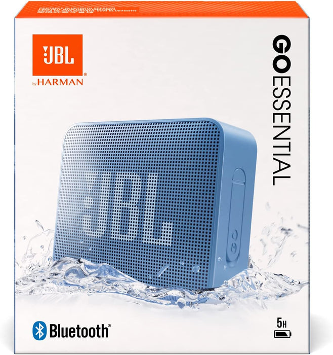 JBL GO ESSENTIAL PORTABLE BT SPEAKER BLUE NAMIBIA AUDIO MECCA CC
