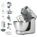 Kenwood compact mixer with stainless steel bowl and accessories