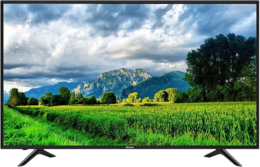 Hisense 55 inch 4K UHD smart TV front view