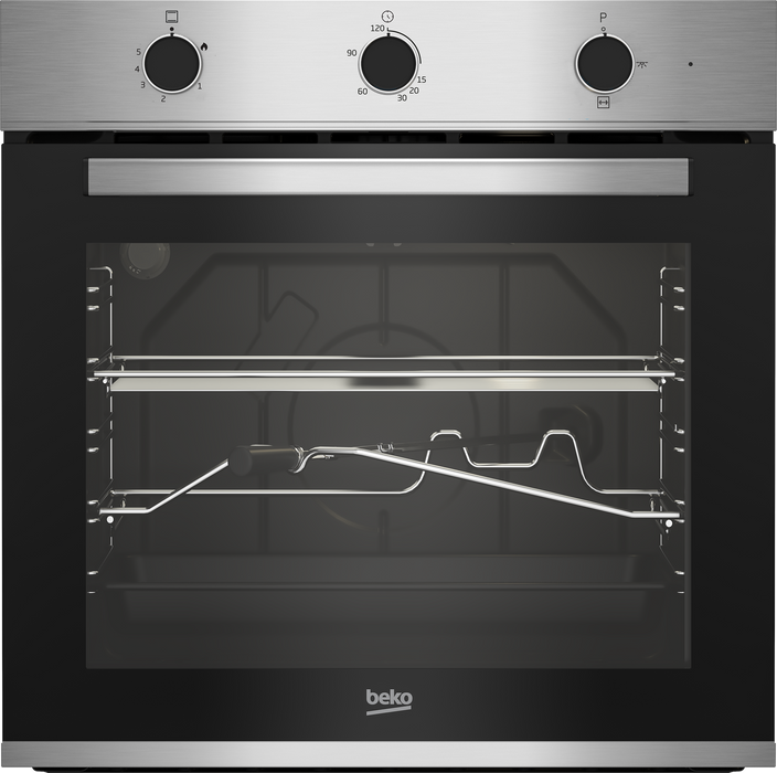 Beko 60cm built in gas oven stainless steel