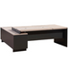 OZEF03-18 EXECUTIVE OFFICE DESK 1.8M (LIGHT OAK) OFFICE INNOVATIONS