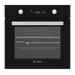 ELBA 60CM M/F ELEC OVEN BLACK GLASS FINISH ELBA